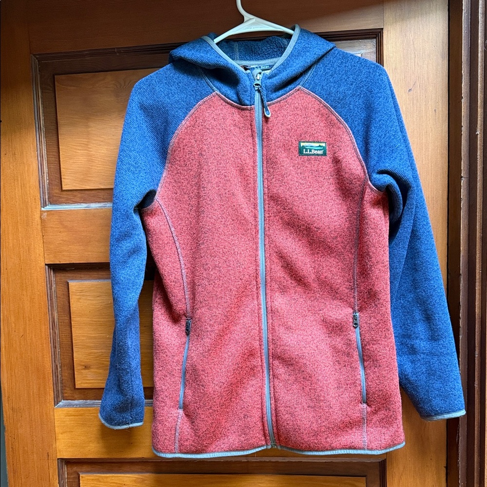L.L. Bean Red and Blue kids zip up